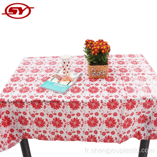 Nappe personnalisée de Noël Rectangle Peva